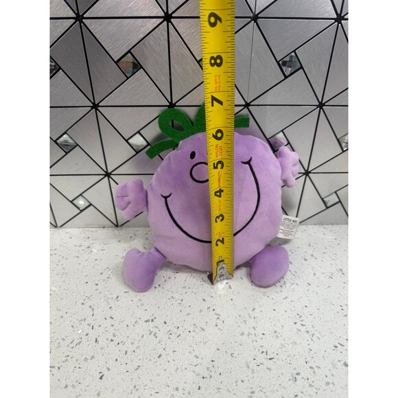 Little Miss Memes Naughty Purple 7" Soft Plush Toy Happy Face Gift Kids CUTE - Picture 2 of 9